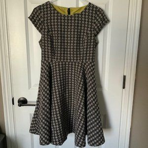 Maeve Anthropologie Fit and Flare Cap Sleeve Dress, Size 4